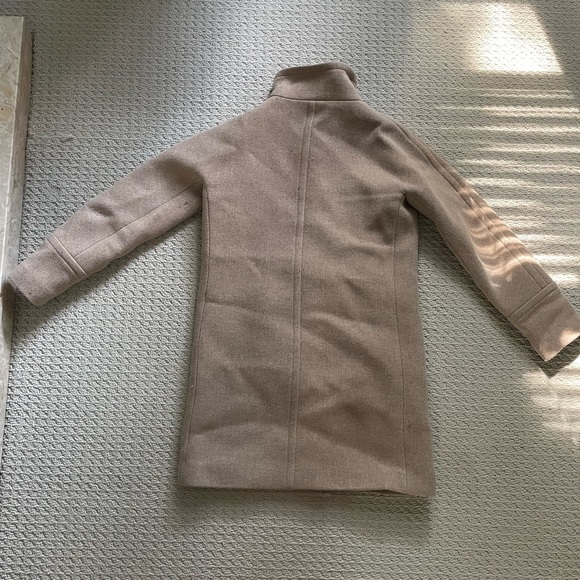 J. Crew Beige Wool Cocoon Coat - Picture 2 of 5